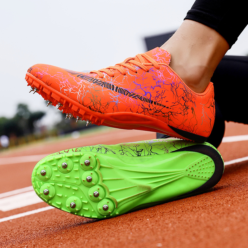 Track Spikes Shoes Men Women Sneakers Trainers Athletics Track and Field Running Shoes Racing Distance Sprint Shoes with Spikes