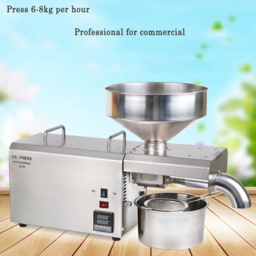 Automatic oil cold press machine high oil extraction rate oil extractor 10kg/h sesame peanut coconut etc Oil press machine