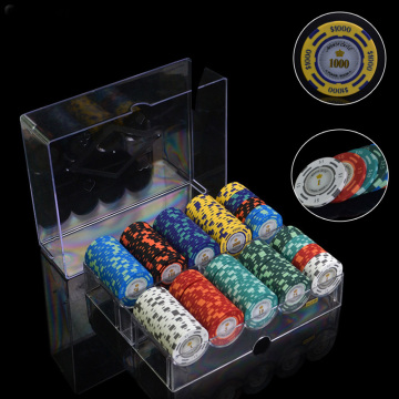 100-1000pcs/LOT Professional Texas Poker Chips Dollar Coins 14g Color Sticky Clay Chips Currency Wholesale Cheap Chips Sets