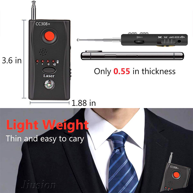 CC308 Anti-spy Hidden Camera Gadgets Detector Gizli Kamera Casus Camaras Espias Escondidas WIFI Signal GPS Tracking Finder