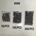 wholesale 5/16" (8mm) Steel Balls Hunting Slingshot Stainless AMMO outdoor Free Shipping 100pcs/lot
