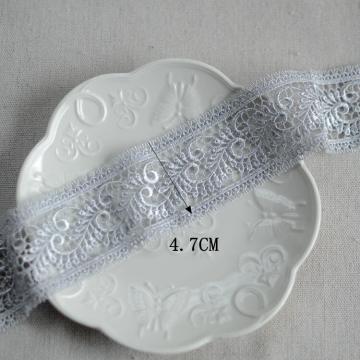 2 Meters/lot Exquisite Lace Trim Fabric Sewing Lace Grey Lace Ribbon Lace DIY Clothes Accessories Wedding Crafts