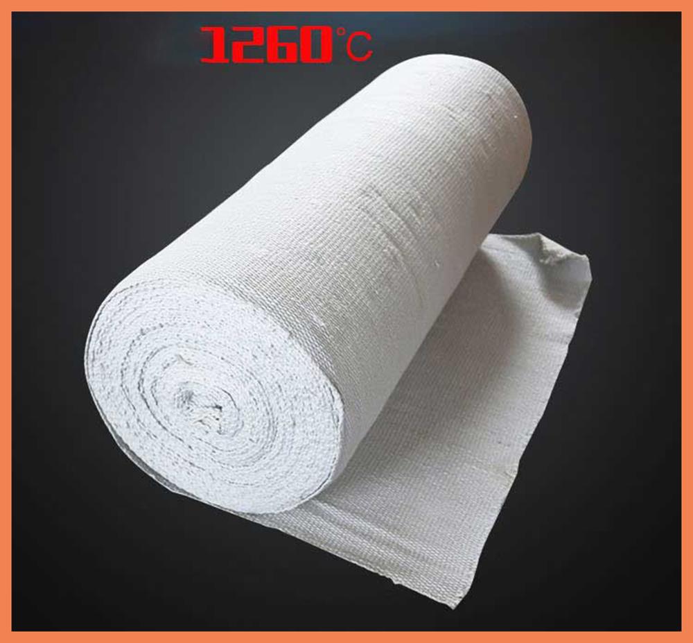 high temperature resistant heat insulation cloth fire curtain flame retardant 1Mx1M thickness 2MM Ceramic fiber cloth