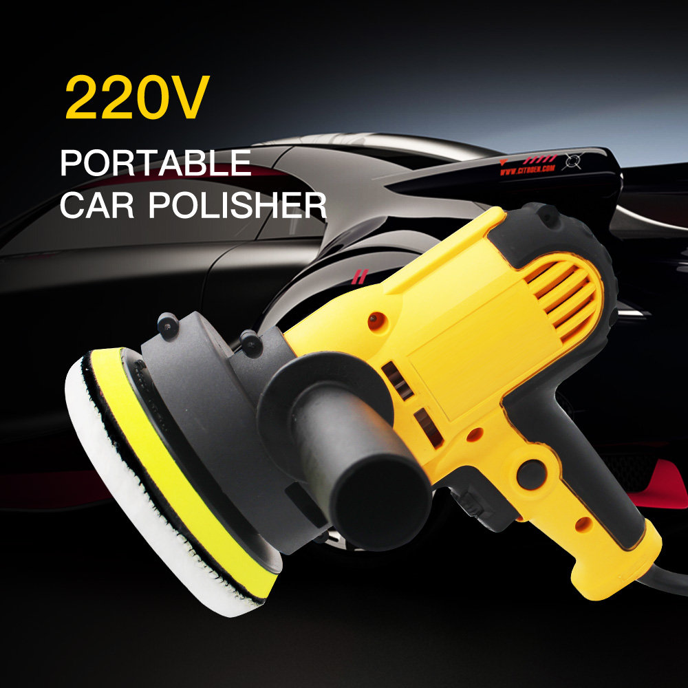 Electric Car Polisher Machine 220V 500-3500rpm 600W Auto Polishing Machine 6 Speed Sander Polish Waxing Tools Car Accessories