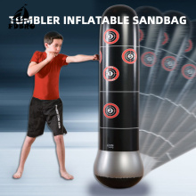 FDBRO Fitness Decompression Inflatable Boxing Ring Thickening Boxing Column Tumbler Fight Column Inflatable Sandbag Kick Target