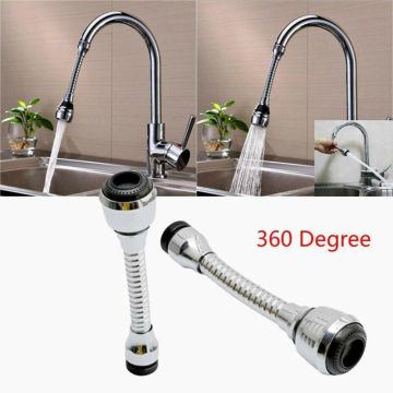 Adjustable 360 Degree Swivel Kitchen Faucet Aerator Dual Mode Sprayer Filter Diffuser Water Saving Nozzle Faucet Connector