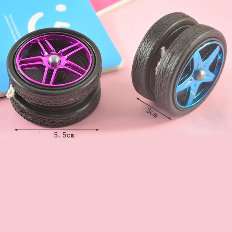 New Plastic Wheels Yo Yo Child Clutch Mechanism Yo-Yo Toys for Kids Party/Entertainment YoYo Ball Luminous Toy Random Colors
