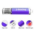 J-boxing USB Flash 16GB Pen Drive Rectangle USB Memory Stick Flash Pendrive Thumb Storage for PC Laptop Mac Tablet Gift Purple