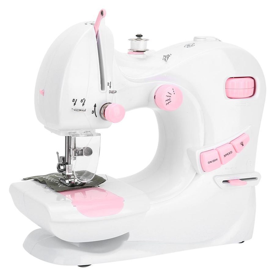 Electric Sewing Machine Mini Portable Multi-Function Household Embroidery Tool Crafts 100-240V Sewing Machine
