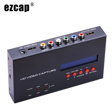 Ezcap 283S HDMI AV CVBS YPbPr Video Capture Card Time Scheduled Recording Box 1080P for XBOX PS4 Switch Game Record Live Stream