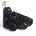 10/50pcs M2 M2.5 M3 M3.5 M4 M5 M6 M8 DIN916 Black grade 12.9 alloy steel Hex Hexagon Socket Allen Cup Point Grub Screw Set Bolt