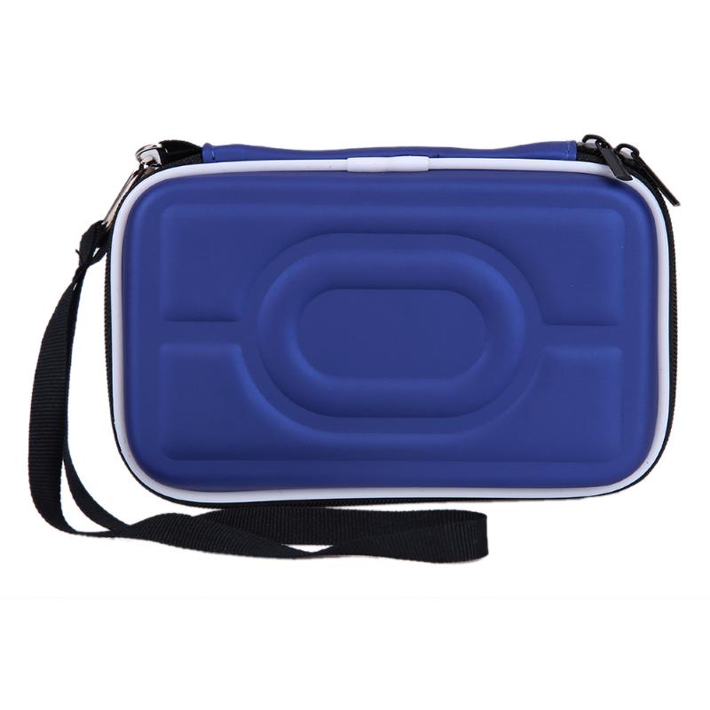 Portable Hard EVA Carrying Bag Zip-Up Closure Case Cover Pouch for 2.5 inch Hard Drive Earphones for MP3/MP4