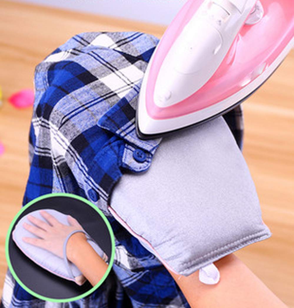 Hand-Held Mini Ironing Pad Sleeve Ironing Board Holder Heat Resistant Glove for Clothes Garment Steamer Portabe Iron Table Rack