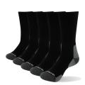 YUEDGE Men Socks Winter Comfortable Cotton Cushion Crew Sports Hiking Trekking Socks 5 Pairs 38-45 EU