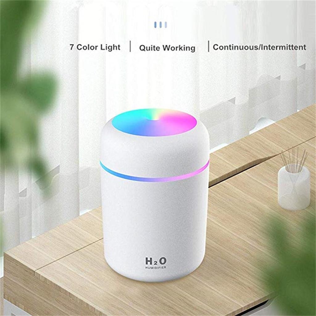 Portable 300ml Humidifier Usb Ultrasonic Dazzle Cup Aroma Diffuser Cool Mist Maker Air Humidifier Purifier With Night Light#dg4