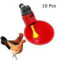 10Pcs Feed Automatic Bird Coop Poultry Chicken Fowl Drinker Water Drinking Cups Livestock Feeding Watering Supplies