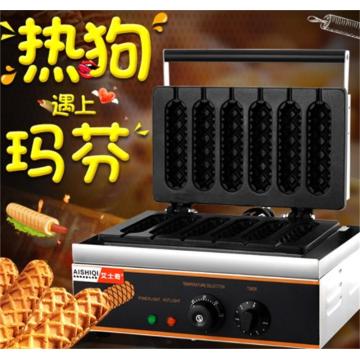 Electric 6 pcs muffin hot dog machine hot dag stick machine waffle stick maker Waffle Hot Dog Machine