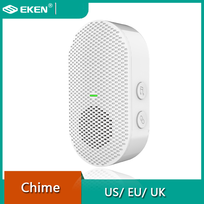 AC 90V-250V 52 Chimes 110dB Wireless Doorbell Receiver Ding Dong Wifi Doorbell Camera Low Power Consumption Home Door