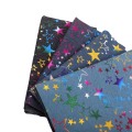 JOJO BOWS 40*50cm Denim Fabric Printed Star Comfortable Sheets For Handwork Apparel Sewing Materials DIY Hair Bows Accessories