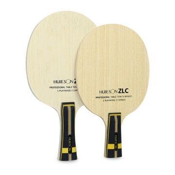 Huieson Professional Table Tennis Training Blade ZLC 5 Plywood 2 Ply ZL Carbon Fiber Ping Pong Blade for Table Tennis Racket DIY