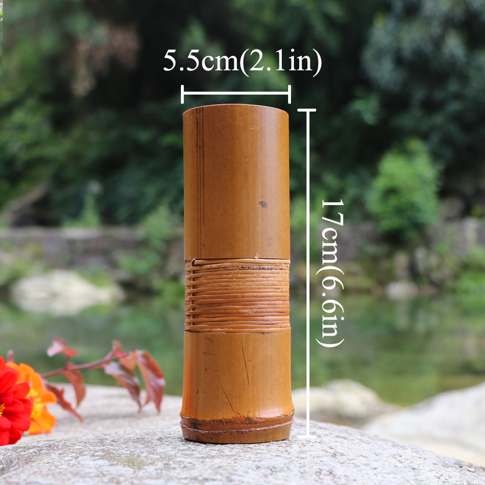 Japanese Bamboo Flower Vase For Home Decoration Handmade Wedding Decoration Vase Gift Flower pots stands Home decor bottles wood