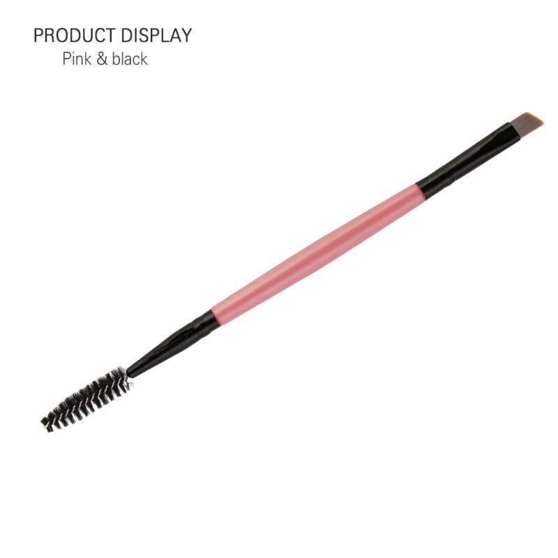 Pro Double Ended Eye Makeup Brush Eyebrow Eyelash Eyeliner Brushes Beauty Makeup Single Liquid Eyeliner Cosmetics Tools