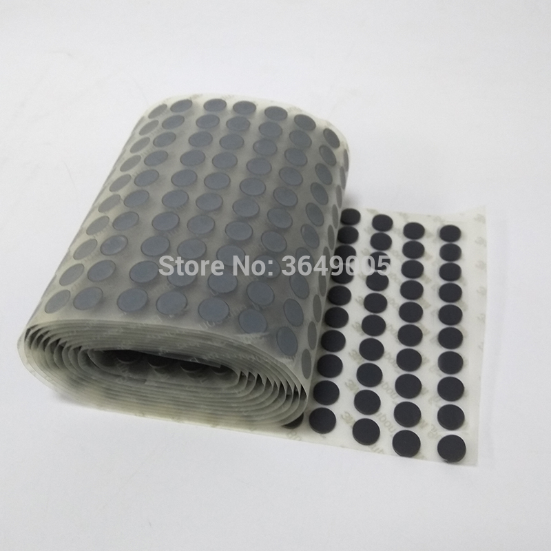 9mm diameter 3M Black 1.6MM Thickness Self-Adhesive Bumper Square Rubber Feet SJ5816