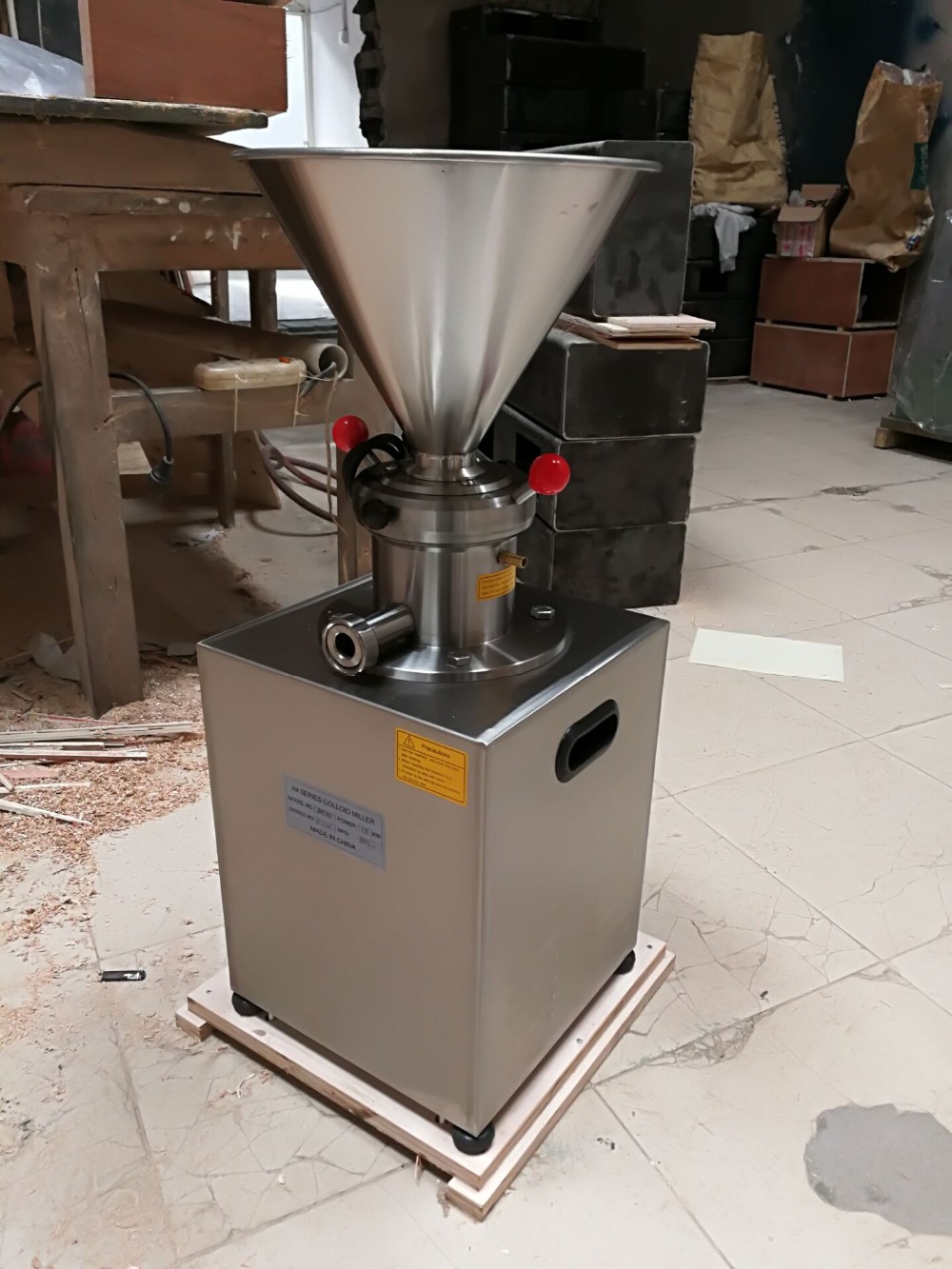 Stainless Steel Peanut Butter Machine Multifunctional Colloid Mill Sesame Paste Cashew Nuts Almond Nut Grinder Food Processor