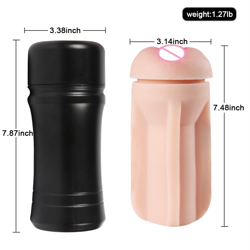 Realistic Vagina Pocket Pussy Male Masturbator Rubber Vagina Real Pussy Adult Sex Toys for Men Masturbatings Masturbation Cup