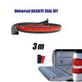 Car Seal 3/5M Adhesive Universal Weather Stripping Pickup Truck Bed Rubber Tailgate Seal Kit Tailgate Cover Sound Insulation