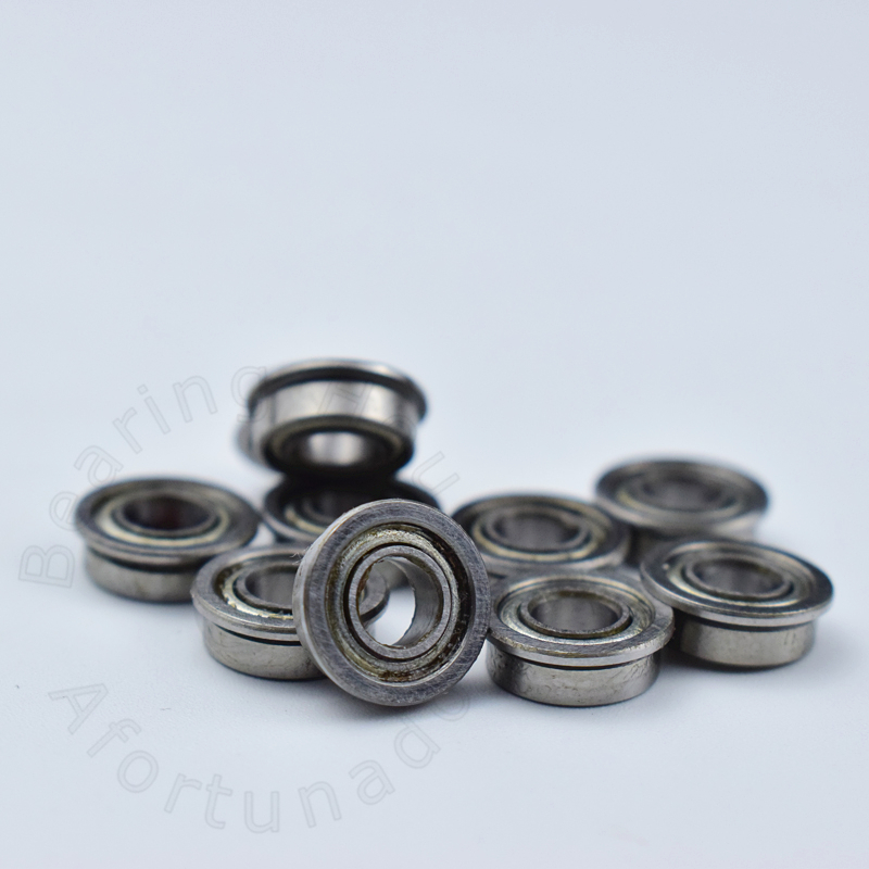 MF84ZZ 4*8(9.2)*3(0.6)MM 10pieces bearing LF-840ZZ ABEC-5 Flange bearings Free shipping chrome steel bearing MF84ZZ LF-840ZZ