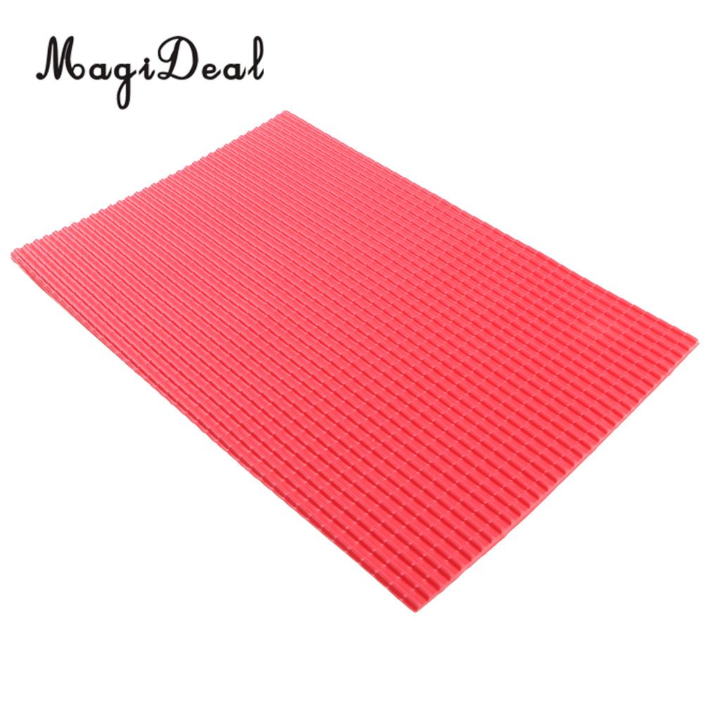 10Pcs 1/25 Scale Roof Tile Sheets Model Building Material PVC for Railway Layout Architecture