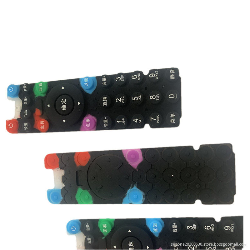 Custom Rubber Keypad Silicon Rubber Buttons for Electronics