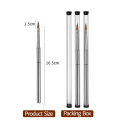 1pcs Nail Brush Kolinsky Crystal Pen Metal Rod Suitable for Salon or Home Use