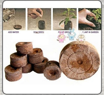 50 Count 38mm Jiffy Peat Pellets Seed Starting Plugs Seeds Starter Plant Nursery Pots Early Jeffy Soil Garden Pots & Planters