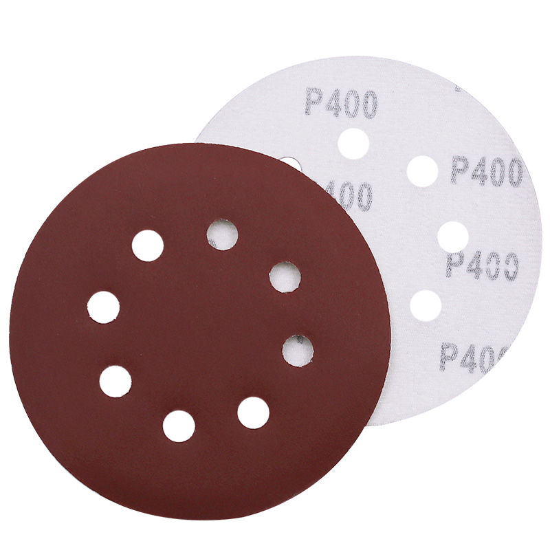 10pcs 5Inch 125mm Round Sandpaper Eight Hole Disk Sand Sheets Grit 40-2000 Hook and Loop Sanding Disc Polish