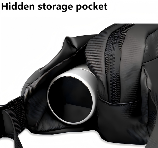 Men's waterproof crossbody single-shoulder strap