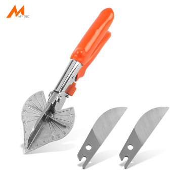 Multi-purpose Angle Miter Shears SK5 Blade Woodworking Alloy Scissors PVC PE PPR Plastic Pipe Cutting Trim Cutter