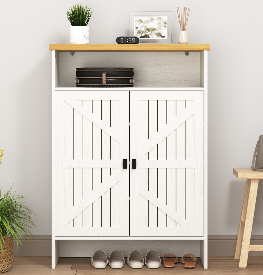 Stylish MDF shoe organizer