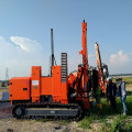 pile driver for solar pile post driving drilling