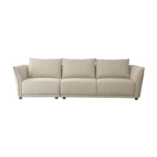 Souffle Fabric Straight Sofa