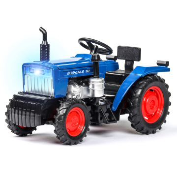 1:32 Alloy Tractor Car Model Farm Tractor Car Metal Diecast Toy Vehicles With Sound Light Car Toy Kids Car Boy Gift Decoration