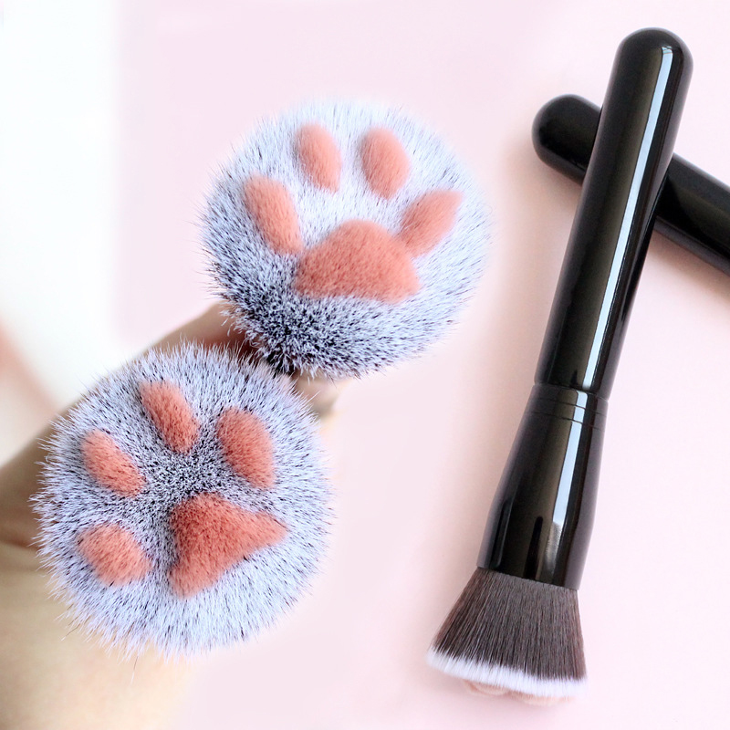 Multifunctionele Cat Claw Makeup Brush Borstel Langdurige Foundation Blush Contour Powder Brush Cosmetic Beauty Tool Maquiagem