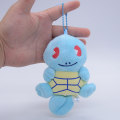 11cm 7pcs/lot Totodile Mudkip Piplup Oshawott Froakie Popplio Squirtle Plush Toys Key Chains Pendants Soft Animals Dolls Gifts