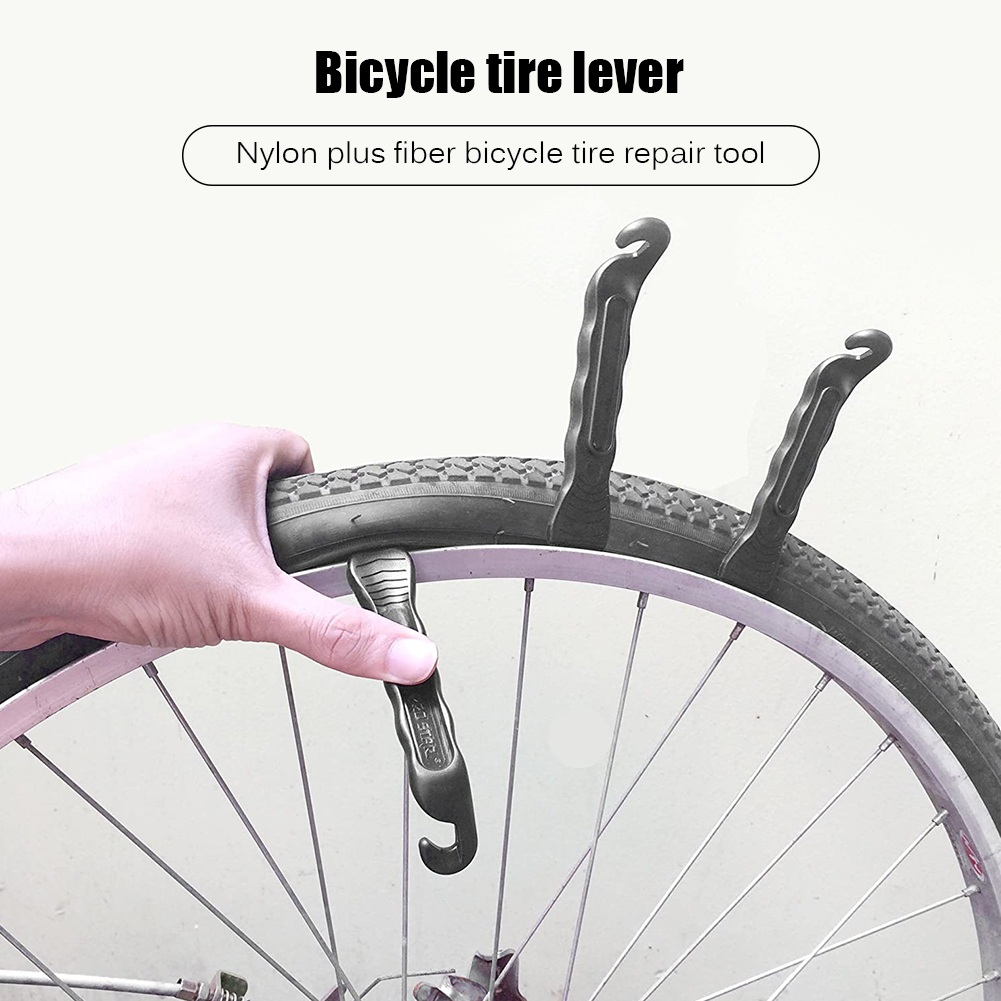 3PCS/Set Bike Tire Levers Cycling Tyre Opener Spoon Bicycle Wheel Repair Tools Biking Portable Dustproof Cycling Biking Parts