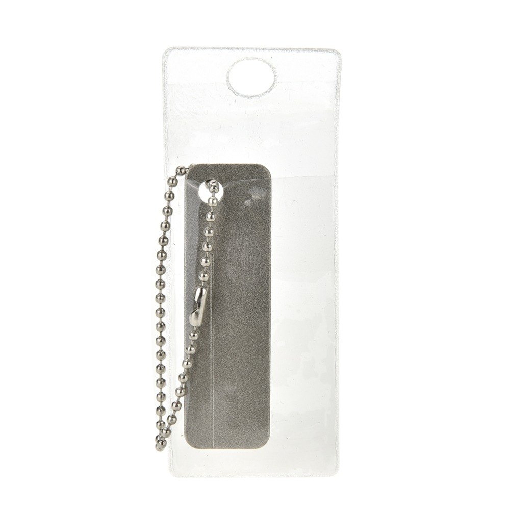 Best Mini TOOL EDC Pocket Diamond Stone Sharpener Keychain for Knife Fish Hook Finger Nail File Outdoor Camping Tool