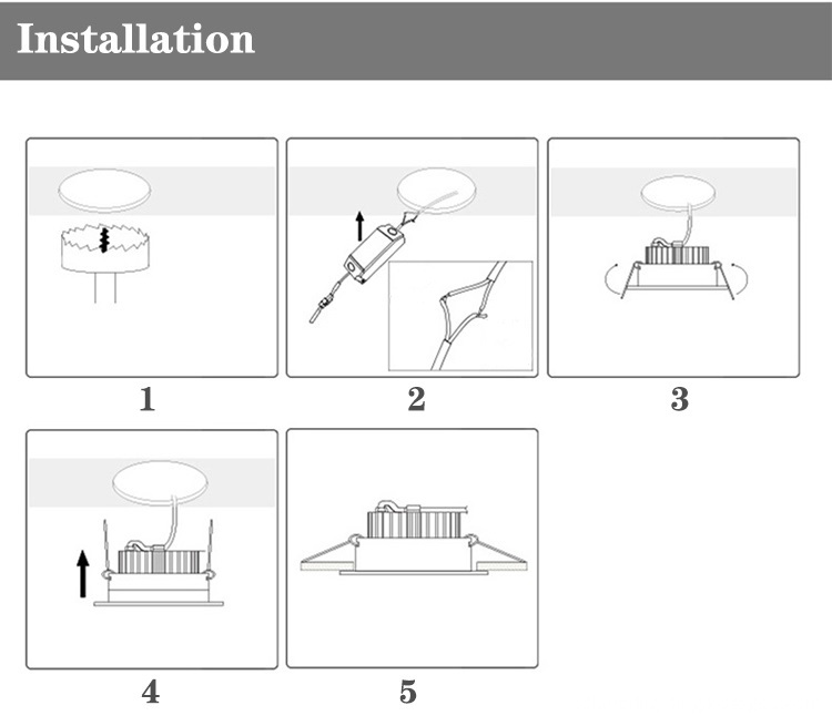 LED pendant light