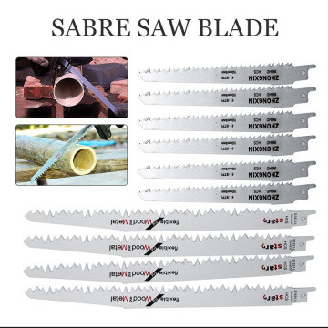 6Pcs S644D+4Pcs S1531 Saber Saw Blades Tiger Saw for Wood Metal Cut Reciprocating Saw Power Tools Accessories LAD