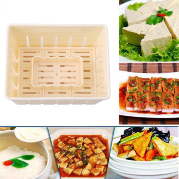 DIY Plastic Tofu Press Mould Homemade Tofu Mold Soybean Curd Tofu Making Mold Kitchen Cooking Tool