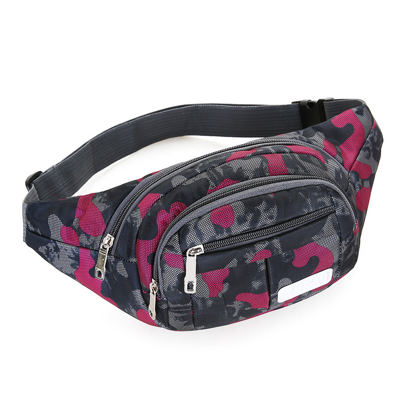 Waist bag leisure sports waist bag waterproof handbag men's front Satchel Messenger Bag Fashion camouflage waist bag purse